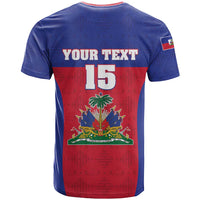 Custom Haiti Football T Shirt Les Grenadiers 2026 Back to the World Cup - Wonder Print Shop