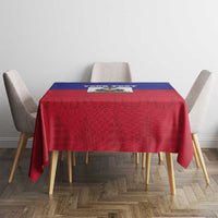 Custom Haiti Football Tablecloth Les Grenadiers 2026 Back to the World Cup - Wonder Print Shop