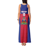 Custom Haiti Football Tank Maxi Dress Les Grenadiers 2026 Back to the World Cup - Wonder Print Shop