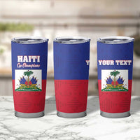 Custom Haiti Football Tumbler Cup Les Grenadiers 2026 Back to the World Cup - Wonder Print Shop