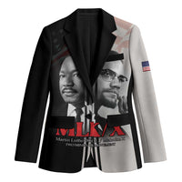Martin Luther King And Malcolm X Blazer Two Minds One Movement - Wonder Print Shop