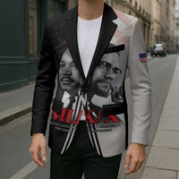 Martin Luther King And Malcolm X Blazer Two Minds One Movement - Wonder Print Shop