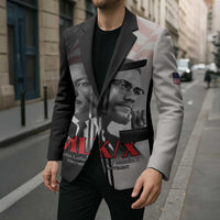 Martin Luther King And Malcolm X Blazer Two Minds One Movement - Wonder Print Shop