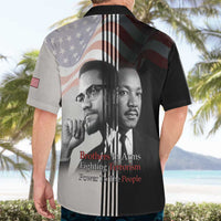 Martin Luther King And Malcolm X Hawaiian Shirt Two Minds One Movement - Wonder Print Shop
