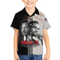 Martin Luther King And Malcolm X Hawaiian Shirt Two Minds One Movement - Wonder Print Shop
