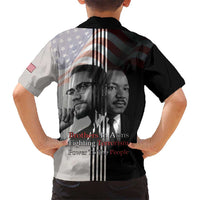Martin Luther King And Malcolm X Kid Hawaiian Shirt Two Minds One Movement - Wonder Print Shop