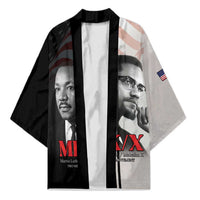 Martin Luther King And Malcolm X Kimono Two Minds One Movement - Wonder Print Shop