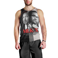 Martin Luther King And Malcolm X Men Tank Top Two Minds One Movement - Wonder Print Shop