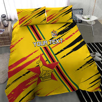 Custom Zimbabwe Football Bedding Set Go Warriors