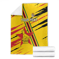 Custom Zimbabwe Football Blanket Go Warriors