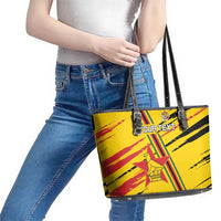 Custom Zimbabwe Football Leather Tote Bag Go Warriors