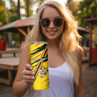 Custom Zimbabwe Football Skinny Tumbler Go Warriors