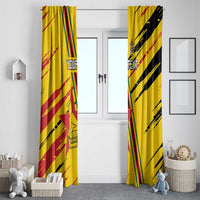 Custom Zimbabwe Football Window Curtain Go Warriors