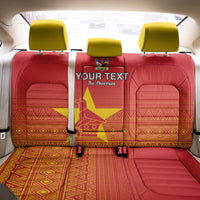 Custom Zimbabwe Cricket Back Car Seat Cover Go Chevrons