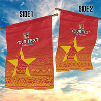 Custom Zimbabwe Cricket Garden Flag Go Chevrons