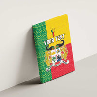 Personalised Benin Canvas Wall Art Coat Of Arms Flag Style