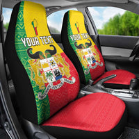 Personalised Benin Car Seat Cover Coat Of Arms Flag Style
