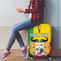 Personalised Benin Luggage Cover Coat Of Arms Flag Style