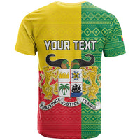 Personalised Benin T Shirt Coat Of Arms Flag Style