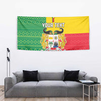 Personalised Benin Tapestry Coat Of Arms Flag Style