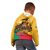 Personalised Benin Leopard Kid Hoodie Stay True - Stay Wild