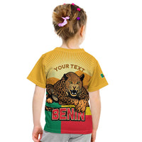 Personalised Benin Leopard Kid T Shirt Stay True - Stay Wild