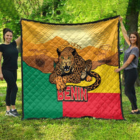 Personalised Benin Leopard Quilt Stay True - Stay Wild