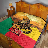 Personalised Benin Leopard Quilt Stay True - Stay Wild