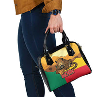 Personalised Benin Leopard Shoulder Handbag Stay True - Stay Wild