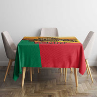 Personalised Benin Leopard Tablecloth Stay True - Stay Wild