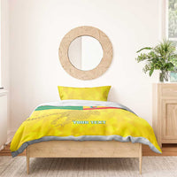 Custom Benin Football Bedding Set Go Cheetahs