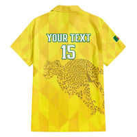 Custom Benin Football Family Matching Long Sleeve Bodycon Dress and Hawaiian Shirt Go Cheetahs