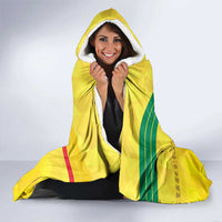 Custom Benin Football Hooded Blanket Go Cheetahs