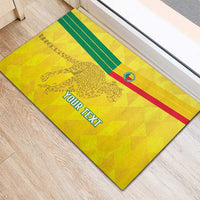 Custom Benin Football Rubber Doormat Go Cheetahs