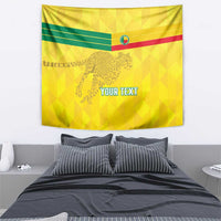 Custom Benin Football Tapestry Go Cheetahs