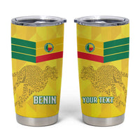 Custom Benin Football Tumbler Cup Go Cheetahs