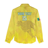 Custom Benin Football Women Casual Shirt Go Cheetahs