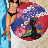 Haiti Beach Blanket Neg Maron Polynesian