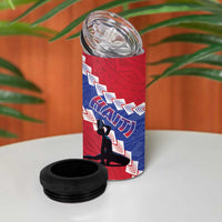 Haiti 4 in 1 Can Cooler Tumbler Neg Maron Polynesian