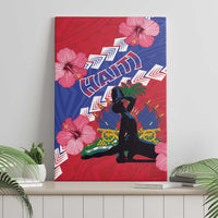 Haiti Canvas Wall Art Neg Maron Polynesian