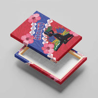 Haiti Canvas Wall Art Neg Maron Polynesian