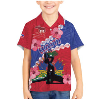 Haiti Family Matching Mermaid Dress and Hawaiian Shirt Neg Maron Polynesian