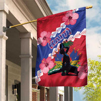 Haiti Garden Flag Neg Maron Polynesian