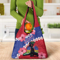 Haiti Grocery Bag Neg Maron Polynesian