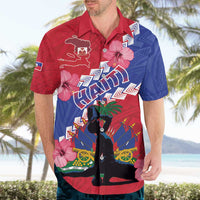 Haiti Hawaiian Shirt Neg Maron Polynesian