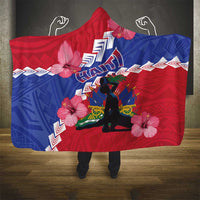 Haiti Hooded Blanket Neg Maron Polynesian
