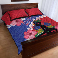 Haiti Quilt Bed Set Neg Maron Polynesian