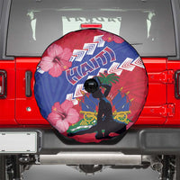 Haiti Spare Tire Cover Neg Maron Polynesian