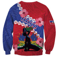 Haiti Sweatshirt Neg Maron Polynesian