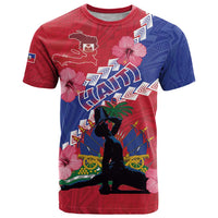 Haiti T Shirt Neg Maron Polynesian